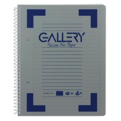 Gallery Traditional spiraalschrift ft A5, gelijnd, geassorteerde kleuren, 160 bladzijden Gallery Traditional spiraalschrift ft A5, gelijnd, geassorteerde kleuren, 160 bladzijden