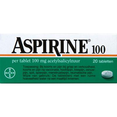 Aspirine 100mg Tabletten