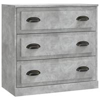 Dressoir 70x35,5x67,5 cm bewerkt hout betongrijs - thumbnail