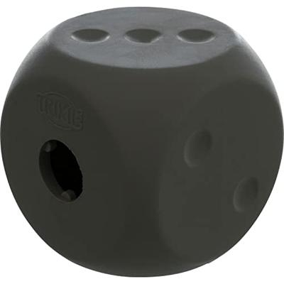 TRIXIE BAL MET TOUWTJES PLUCHE MET KATTENMUNT ASSORTI 4X4X4 CM 100 ST