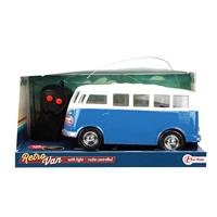 Toi-Toys Rc bestuurbare auto retro busje met licht - thumbnail