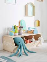 Meubel met 3 bakken Toys hout - thumbnail