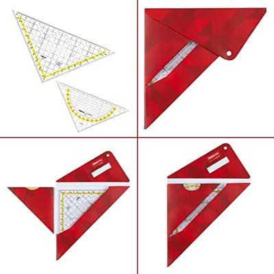 Aristo AR-18100B 3in1 Geocoverset Basic Geocover/Geodriehoek/Tekendriehoek Rood Aristo AR-18100B 3in1 Geocoverset Basic Geocover/Geodriehoek/Tekendriehoek Rood