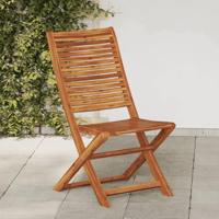 Tuinstoelen inklapbaar 2 st massief acaciahout - thumbnail