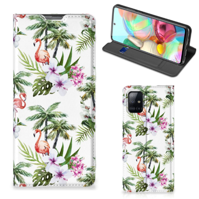Samsung Galaxy A71 | Hoesje maken | Flamingo Palms