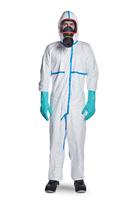 Wegwerpoverall Tyvek® 600 Plus maat XL wit PSA-categorie III DUPONT - thumbnail