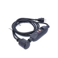 AS Schwabe 45222 PRCD-verlengkabel PRCD 230 V Zwart IP44 - thumbnail