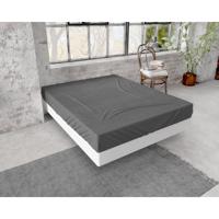 Dreamhouse Flanel Premium Hoeslaken Antraciet 200 x 200/220 cm - thumbnail