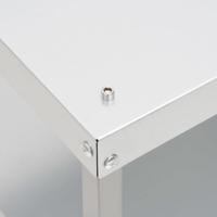VidaXL Tafel voor rookoven 40x28x44,5 cm gegalvaniseerd staal - thumbnail