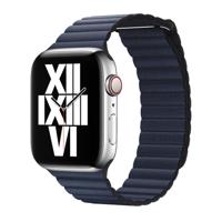Apple Leather Loop Apple Watch medium 42mm / 44mm / 45mm / 49mm Diver Blue - thumbnail
