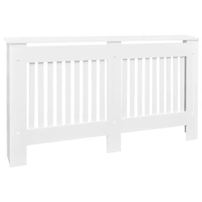 VidaXL Radiatorombouw 152 cm mdf wit