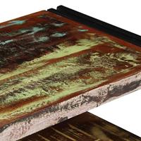 Tv-meubel 120x30x40 cm massief gerecycled hout donker met 3 laden - thumbnail