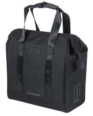 Fietsshopper Basil Grand MIK Hooks 23L 12 x 35 x 35 cm - zwart Fietsshopper Basil Grand MIK Hooks 23L 12 x 35 x 35 cm - zwart