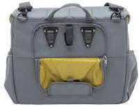 Enkele fietstas New Looxs Mondi Joy Single 18,5 liter 36 x 16 x 32 cm - quilted grey - thumbnail