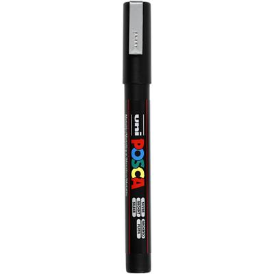 Uni POSCA paintmarker PC-3M, 1,5 mm, zilver
