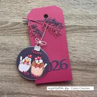 Vaessen Creative • clear stamps kerstkippen 2 10st. - thumbnail