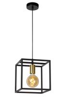 Lucide RUBEN - Hanglamp - 1xE27 - Zwart - thumbnail