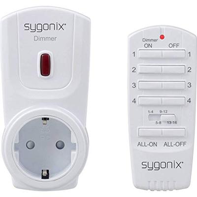 Sygonix RSL Dimmerset Tussenstekker Schakelvermogen (max.) 300 W Bereik max. (in het vrije veld) 70 m Sygonix RSL Dimmerset Tussenstekker Schakelvermogen (max.) 300 W Bereik max. (in het vrije veld) 70 m