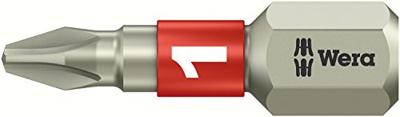 Wera 3851/1 TS SB Bits Phillips, RVS, PH 1 x 25 mm - 1 stuk(s) - 05073610001