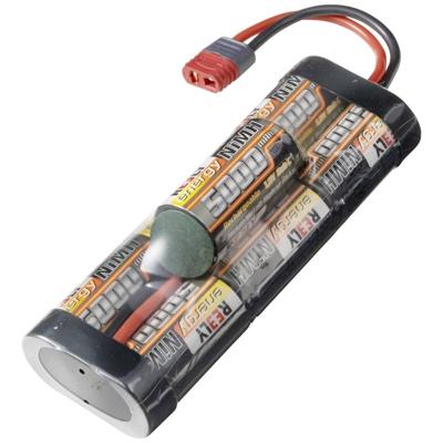 Reely NiMH accupack 8.4 V 5000 mAh Aantal cellen: 7 Sub-C Hump T-stekkersysteem