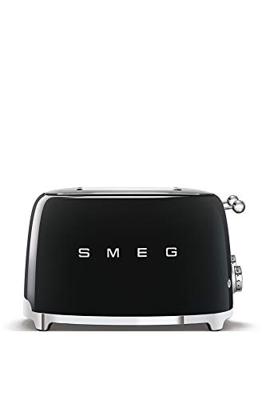 Smeg TSF03BLEU Broodrooster Zwart - thumbnail