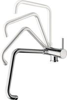 Keukenmengkraan Sapho Rhapsody 1-hendel Recht 31 cm Uitklapbare Uitloop Chroom Sapho - thumbnail
