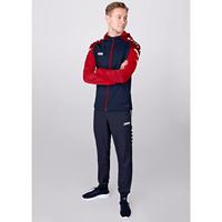 JAKO 6822 Jas Met Kap Performance - Marine/Rood - L - thumbnail