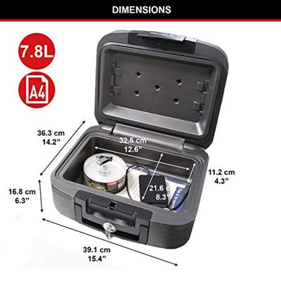 Master Lock LCHW20101 - Feuerbeständig und Wasserdicht Documenthouder (b x h x d) 363 x 168 x 391 mm Zwart