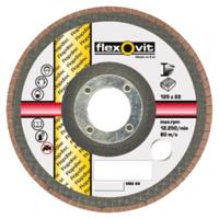 Flexovit vlaklamellenschijf - 125 x 22,2 mm - K60 - 63642521039 - thumbnail