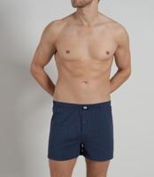2-pak wijde heren boxershorts - Fox packet 2260 - Blauwe katoenen losse heren boxershorts - thumbnail