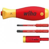 Wiha 41478 | Momentset easyTorque adapter electric | met slimVario® houder en slimBits SL/PZ | 4-delig - 41478 - thumbnail