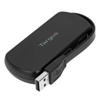 Targus Targus - Hub - 4 x USB 2.0 - Desktop ACH114EU USB-hub 4 poorten USB-A USB 2.0 480 MBit/s Zwart - thumbnail