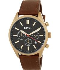 Horlogeband Fossil BQ2074 Leder Bruin 22mm Horlogeband Fossil BQ2074 Leder Bruin 22mm