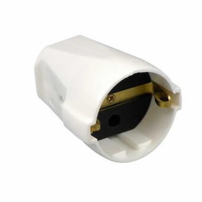 Stekker contra met randaarde wit merk Kaiser