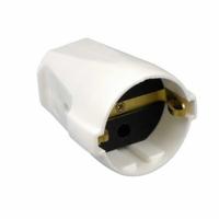 Stekker contra met randaarde wit merk Kaiser - thumbnail