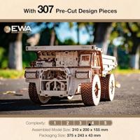 Eco Wood Art 3D Houten Puzzel Belaz 75600 - thumbnail