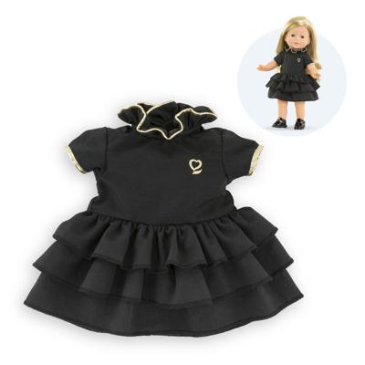 Corolle zwarte jurk voor babypop, 36cm