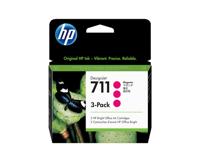 HP Inktcartridge 711 Origineel Triple Magenta CZ135A - thumbnail