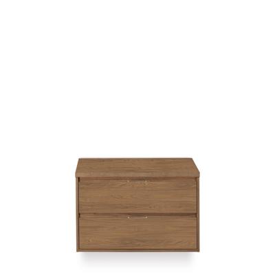 Porto Badmeubelset 90 cm - Honey - Wastafel Bovenblad Honey