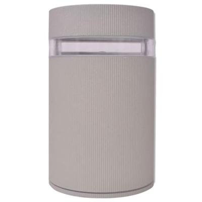 Wandlamp voor buiten halfrond grijs aluminium