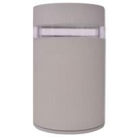 Wandlamp voor buiten halfrond grijs aluminium - thumbnail