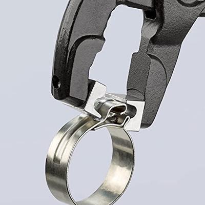 Knipex Slangklemtang Voor Klik-Klemmen | 250 mm Lengte | Anti-Slip | Kunststof Bekleed | Grijs Geatramenteerd - 85 51 250 C SB Knipex Slangklemtang Voor Klik-Klemmen | 250 mm Lengte | Anti-Slip | Kunststof Bekleed | Grijs Geatramenteerd - 85 51 250 C SB