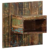 Nachtkastje 50x27x50 cm massief gerecycled hout meerkleurig - thumbnail
