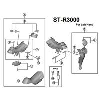 Shimano sora st-3000 name plate - thumbnail