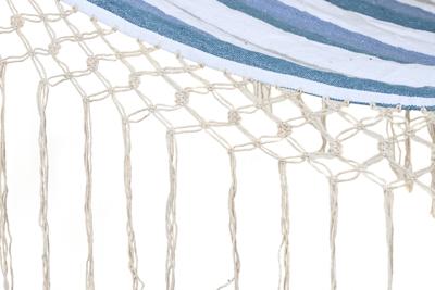 Hangmat DKD Home Decor Strepen Blauw Wit (200 x 100 x 5 cm) Hangmat DKD Home Decor Strepen Blauw Wit (200 x 100 x 5 cm)