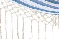 Hangmat DKD Home Decor Strepen Blauw Wit (200 x 100 x 5 cm) - thumbnail