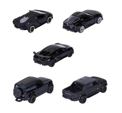 Majorette Black Edition Die-cast Voertuigen, 5dlg. - thumbnail