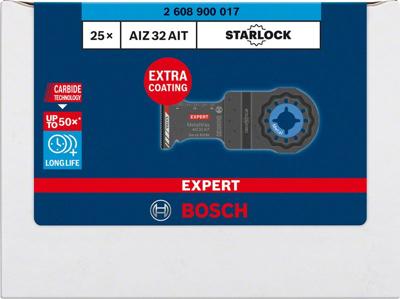 Bosch Accessoires Expert MetalMax AIZ 32 AIT multitoolzaagblad 40 x 32 mm - 1 stuk(s) - 2608900017 Bosch Accessoires Expert MetalMax AIZ 32 AIT multitoolzaagblad 40 x 32 mm - 1 stuk(s) - 2608900017