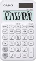 Casio SL-310UC Zakrekenmachine Wit Aantal displayposities: 10 werkt op zonne-energie, werkt op batterijen (b x h x d) 70 x 8 x 118 mm - thumbnail
