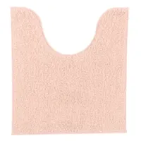WC mat roze polyester 45 x 50 cm | 6 stuks - thumbnail